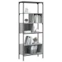 Librería 5 estantes madera ingeniería gris Sonoma 76x33x188,5cm de , Librerías y estanterías - Ref: Foro24-839006, Precio: 75...