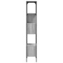 Bücherregal mit 5 Regalen aus grauem Sonoma-Ingenieurholz 76x33x188,5cm. von , Bücherregale und Regale - Ref: Foro24-839006, ...