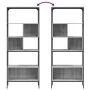 Librería 5 estantes madera ingeniería gris Sonoma 76x33x188,5cm de , Librerías y estanterías - Ref: Foro24-839006, Precio: 75...