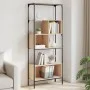Librería 5 estantes madera de ingeniería roble 76x33x188,5 cm by , Bookcases and shelves - Ref: Foro24-839004, Price: 91,09 €...