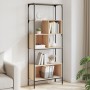 Librería 5 estantes madera de ingeniería roble 76x33x188,5 cm by , Bookcases and shelves - Ref: Foro24-839004, Price: 92,36 €...