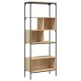 Librería 5 estantes madera de ingeniería roble 76x33x188,5 cm by , Bookcases and shelves - Ref: Foro24-839004, Price: 91,09 €...