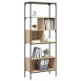 Librería 5 estantes madera de ingeniería roble 76x33x188,5 cm by , Bookcases and shelves - Ref: Foro24-839004, Price: 91,09 €...