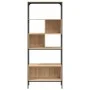 Librería 5 estantes madera de ingeniería roble 76x33x188,5 cm by , Bookcases and shelves - Ref: Foro24-839004, Price: 91,09 €...