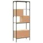 Librería 5 estantes madera de ingeniería roble 76x33x188,5 cm by , Bookcases and shelves - Ref: Foro24-839004, Price: 91,09 €...