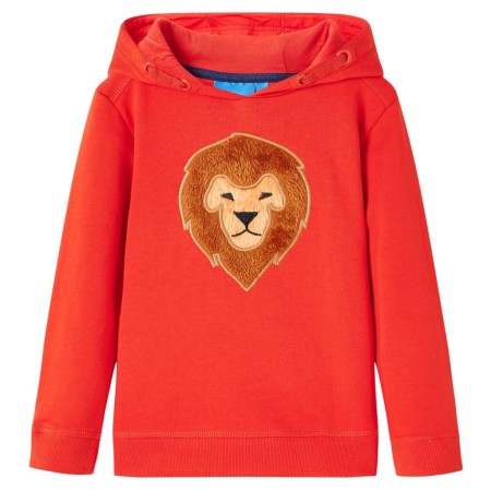Kinderkapuzenpullover in Rot, Größe 128 von , Kinder-T-Shirts - Ref: Foro24-13322, Preis: 12,86 €, Rabatt: %
