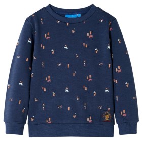 Sudadera infantil azul marino mélange 116 de , Camisetas para niños - Ref: Foro24-12791, Precio: 12,08 €, Descuento: %