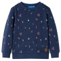 Kinder-Sweatshirt in Marineblau Melange, Größe 116. von , Kinder-T-Shirts - Ref: Foro24-12791, Preis: 12,08 €, Rabatt: %
