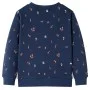 Kinder-Sweatshirt in Marineblau Melange, Größe 116. von , Kinder-T-Shirts - Ref: Foro24-12791, Preis: 11,95 €, Rabatt: %