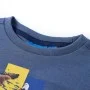 Kinder Langarmshirt in meliertem Blau, Größe 128. von , Kinder-T-Shirts - Ref: Foro24-12992, Preis: 8,30 €, Rabatt: %