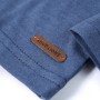 Kinder Langarmshirt in meliertem Blau, Größe 128. von , Kinder-T-Shirts - Ref: Foro24-12992, Preis: 8,39 €, Rabatt: %