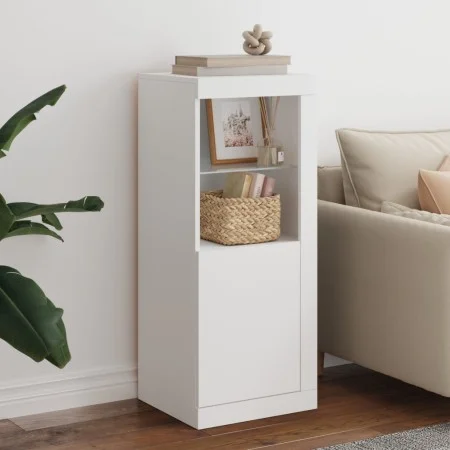 Aparador con luces LED blanco 41x37x100 cm by , Sideboards - Ref: Foro24-836644, Price: 89,02 €, Discount: %