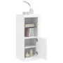 Aparador con luces LED blanco 41x37x100 cm by , Sideboards - Ref: Foro24-836644, Price: 89,02 €, Discount: %