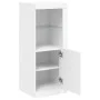 Aparador con luces LED blanco 41x37x100 cm by , Sideboards - Ref: Foro24-836644, Price: 89,02 €, Discount: %