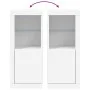 Aparador con luces LED blanco 41x37x100 cm by , Sideboards - Ref: Foro24-836644, Price: 89,02 €, Discount: %