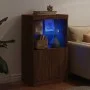 Sideboard mit LED-Lichtern in Eichenbraun 60,5x37x100 cm von , Sideboards - Ref: Foro24-836671, Preis: 79,30 €, Rabatt: %