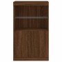 Sideboard mit LED-Lichtern in Eichenbraun 60,5x37x100 cm von , Sideboards - Ref: Foro24-836671, Preis: 81,12 €, Rabatt: %