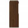 Aparador con luces LED roble marrón 60,5x37x100 cm by , Sideboards - Ref: Foro24-836671, Price: 79,27 €, Discount: %