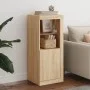 Aparador con luces LED roble Sonoma 41x37x100 cm by , Sideboards - Ref: Foro24-836646, Price: 73,04 €, Discount: %