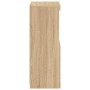 Aparador con luces LED roble Sonoma 41x37x100 cm by , Sideboards - Ref: Foro24-836646, Price: 75,17 €, Discount: %