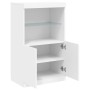Sideboard mit weißen LED-Lichtern 60,5x37x100 cm von , Sideboards - Ref: Foro24-836665, Preis: 79,36 €, Rabatt: %