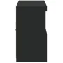 Aparador con luces LED negro 81x37x67 cm by , Sideboards - Ref: Foro24-836659, Price: 92,18 €, Discount: %