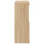 Aparador con luces LED roble Sonoma 60,5x37x100 cm by , Sideboards - Ref: Foro24-836667, Price: 74,72 €, Discount: %