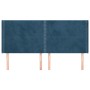 Kopfteil mit dunkelblauen Samtohren 163x16x118/128 cm von , Kopf- und Fußteile - Ref: Foro24-3119498, Preis: 127,56 €, Rabatt: %