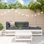 Juego de muebles de jardín 4 pzas madera maciza de pino blanco von , Gartensets - Ref: Foro24-3186495, Preis: 286,27 €, Rabat...