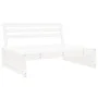 Juego de muebles de jardín 6 piezas madera maciza pino blanco de , Conjuntos de jardín - Ref: Foro24-3186642, Precio: 654,85 ...