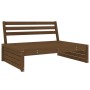Juego de sofás de jardín 5 pzas madera maciza pino marrón miel von , Gartensets - Ref: Foro24-3186637, Preis: 547,17 €, Rabat...