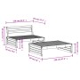 Juego de muebles de jardín 2 piezas madera maciza pino blanco von , Gartensets - Ref: Foro24-3186621, Preis: 216,52 €, Rabatt: %