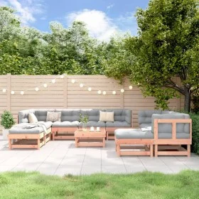 Juego de muebles de jardín 11 pzas madera maciza abeto Douglas by , Garden sets - Ref: Foro24-3186415, Price: 552,79 €, Disco...