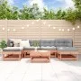 Juego de muebles de jardín 7 pzas madera maciza abeto Douglas by , Garden sets - Ref: Foro24-3186345, Price: 347,32 €, Discou...