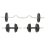 Weight set 30 kg barbell and dumbbells by vidaXL, free weight - Ref: Foro24-91401, Price: 124,15 €, Discount: %