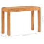 Mesa consola madera maciza de acacia acabado miel 110x40x76 cm en Mesas auxiliares | Comprar online en Foro24