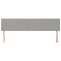 Kopfteile 2 Einheiten aus hellgrauem Stoff 90x5x78/88 cm von , Kopf- und Fußteile - Ref: Foro24-345964, Preis: 35,92 €, Rabat...