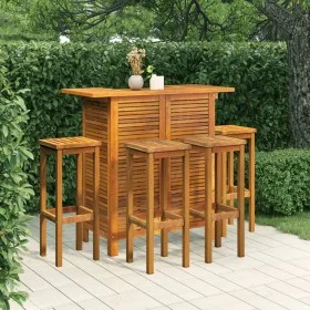 Garten-Barmöbel-Set 5-teilig aus massivem Akazienholz von , Gartensets - Ref: Foro24-3115997, Preis: 356,72 €, Rabatt: %