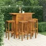 Garden bar furniture set 5 pieces solid acacia wood by , Garden sets - Ref: Foro24-3115997, Price: 371,29 €, Discount: %