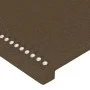 Headboards 2 units of dark brown fabric 90x5x78/88 cm by , Headboards and footboards - Ref: Foro24-3116177, Price: 47,42 €, D...