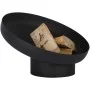 Esschert Design Inclined Brazier Black Steel FF402 by Esschert Design, Chimneys - Ref: Foro24-422496, Price: 110,16 €, Discou...