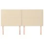 Kopfteile 4 Einheiten aus cremefarbenem Stoff 100x5x78/88 cm von , Kopf- und Fußteile - Ref: Foro24-3116219, Preis: 92,00 €, ...