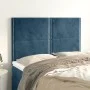 Cabeceros 4 unidades terciopelo azul oscuro 72x5x78/88 cm de , Cabeceros y pies de cama - Ref: Foro24-3116244, Precio: 100,88...