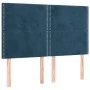 Cabeceros 4 unidades terciopelo azul oscuro 72x5x78/88 cm de , Cabeceros y pies de cama - Ref: Foro24-3116244, Precio: 100,88...