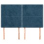 Kopfteile 4 Einheiten dunkelblauer Samt 72x5x78/88 cm von , Kopf- und Fußteile - Ref: Foro24-3116244, Preis: 94,44 €, Rabatt: %