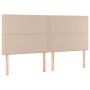 Headboards 4 units cappuccino synthetic leather 90x5x78/88 cm by , Headboards and footboards - Ref: Foro24-3116299, Price: 11...