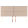 Headboards 4 units cappuccino synthetic leather 90x5x78/88 cm by , Headboards and footboards - Ref: Foro24-3116299, Price: 11...