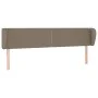Taupe gray fabric headboard 183x23x78/88 cm by , Headboards and footboards - Ref: Foro24-3117022, Price: 57,56 €, Discount: %