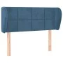 Dunkelblaues Samtkopfteil 83x23x78/88 cm von , Kopf- und Fußteile - Ref: Foro24-3117178, Preis: 48,38 €, Rabatt: %
