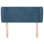 Dunkelblaues Samtkopfteil 83x23x78/88 cm von , Kopf- und Fußteile - Ref: Foro24-3117178, Preis: 48,38 €, Rabatt: %